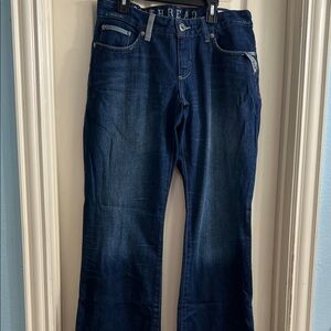 Southern Thread Women's Dark Blue Boot Cut Jeans